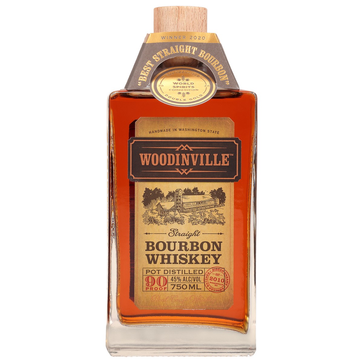 slide 8 of 9, Woodinville Rye Whiskey, 750 ml