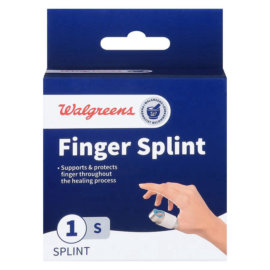 slide 1 of 5, Walgreens Finger Splint, SM