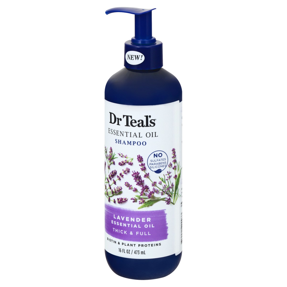 slide 11 of 12, Dr. Teal's Lavender Thick & Full Shampoo 16 oz, 16 oz