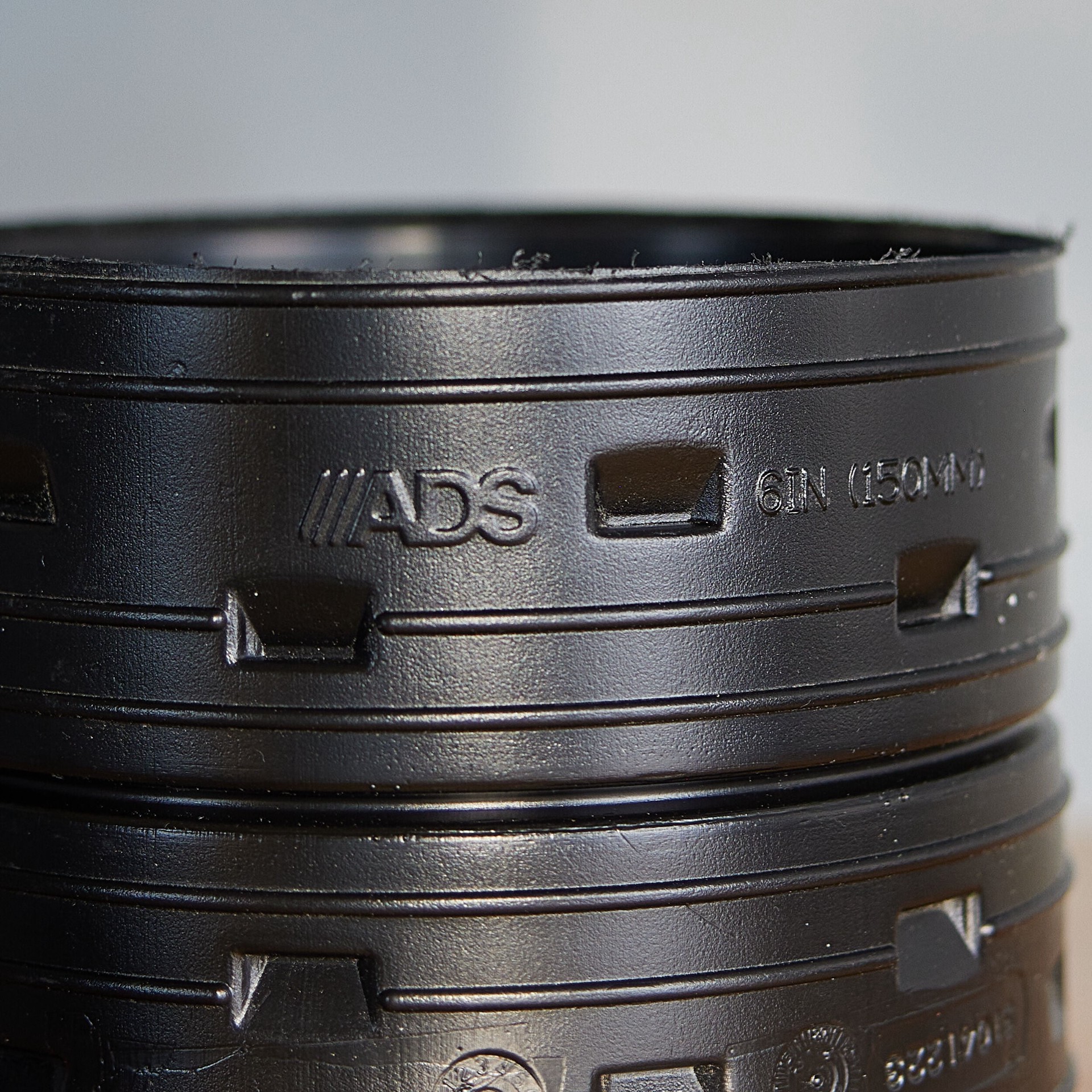 slide 5 of 6, ADS 6-in x 6-in Corrugated Snap Coupler Fittings, 1 ct