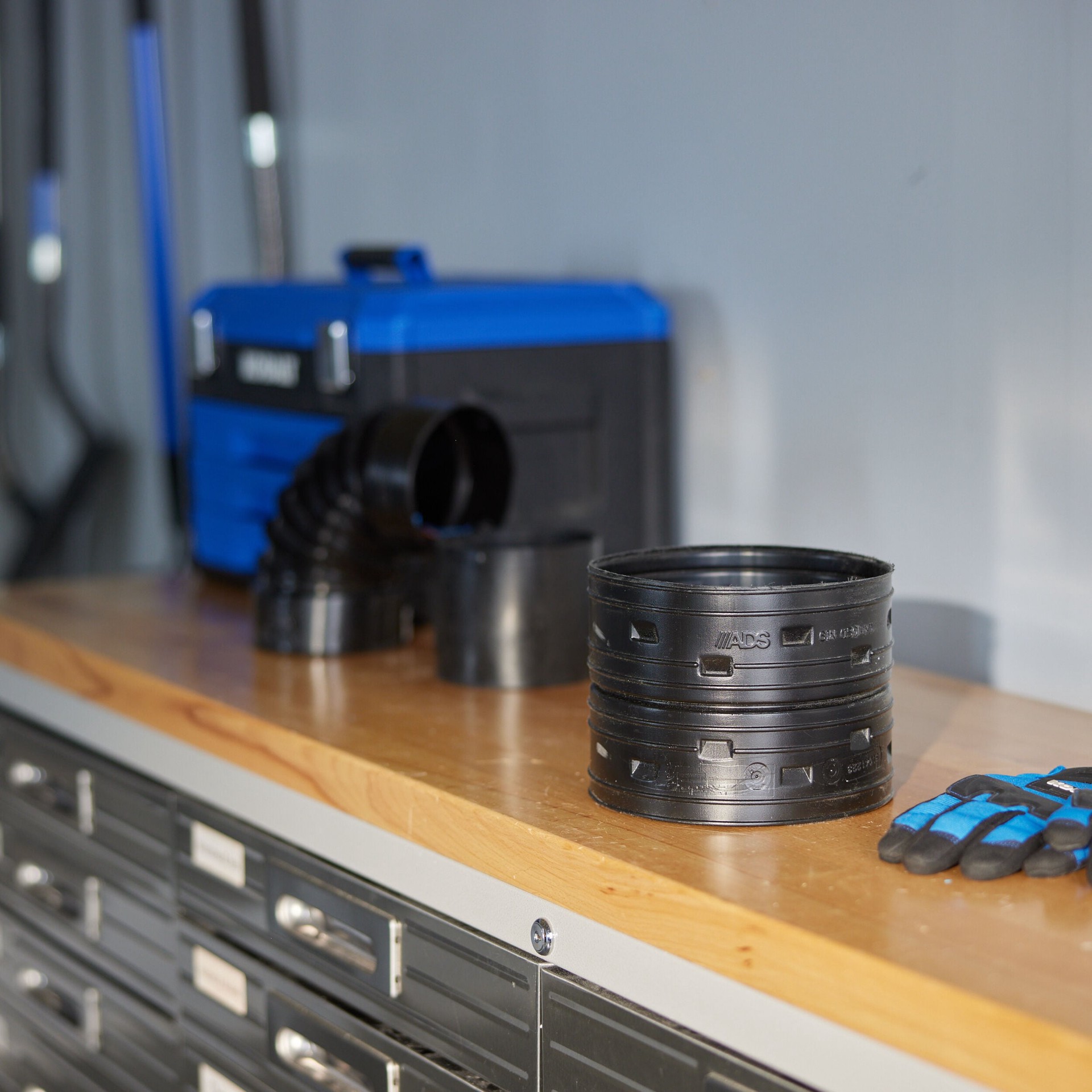 slide 6 of 6, ADS 6-in x 6-in Corrugated Snap Coupler Fittings, 1 ct