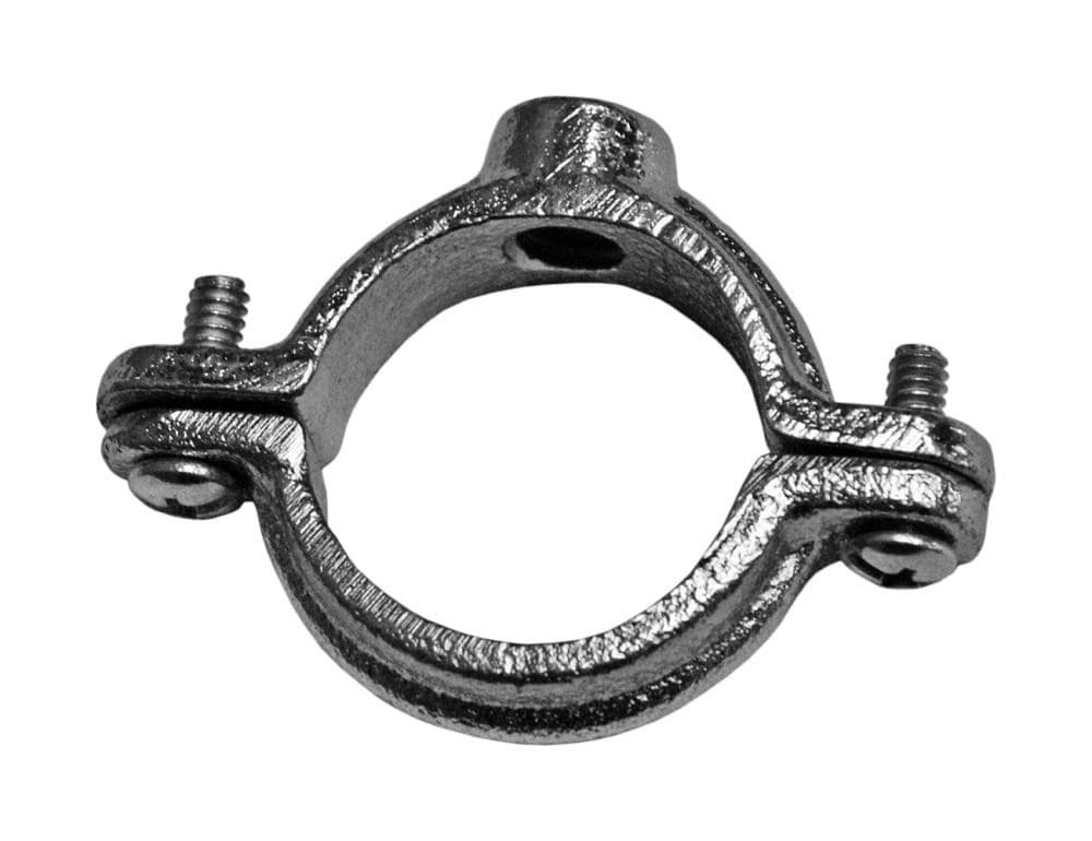 slide 1 of 1, AMERICAN VALVE 1-1/4-in to 1-1/4-in dia Galvanized Split ring hanger, 1 ct
