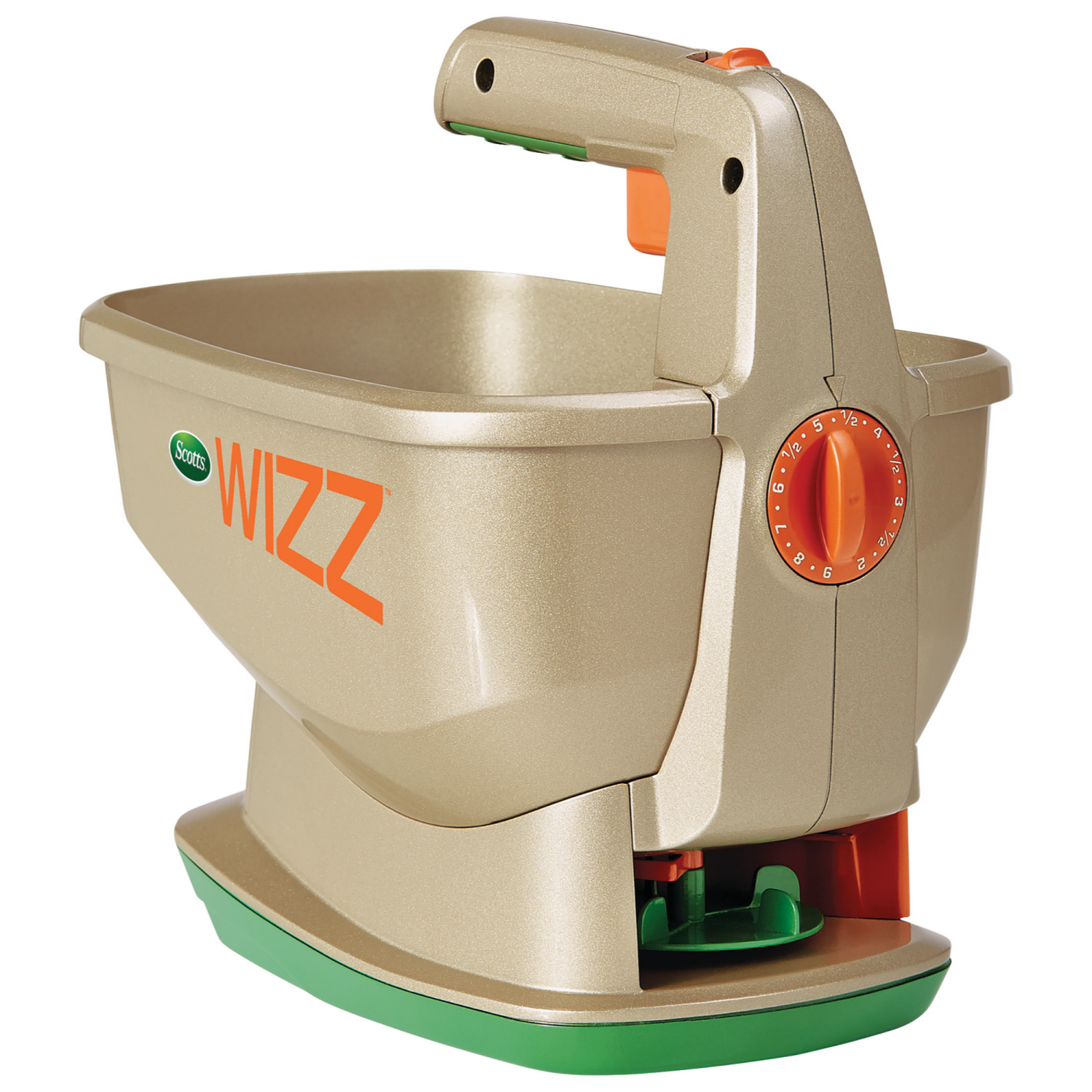 slide 1 of 3, Scotts Wizz Hand Held Spreader, 1 ct