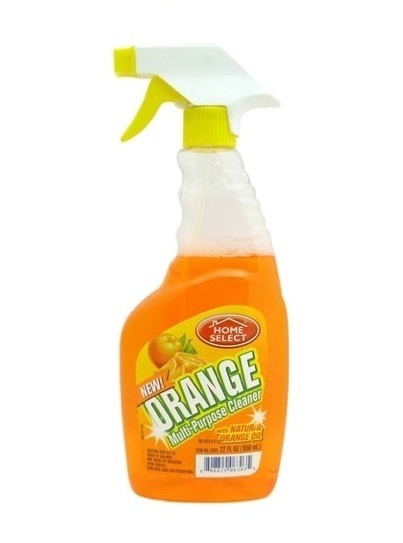 slide 1 of 1, Home Select Orange Cleaner, 22 oz