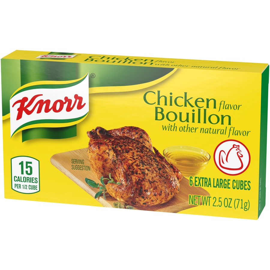 slide 3 of 6, Knorr Bouillon Chicken Flavor Cubes Extra Large, 6 ct; 2.5 oz