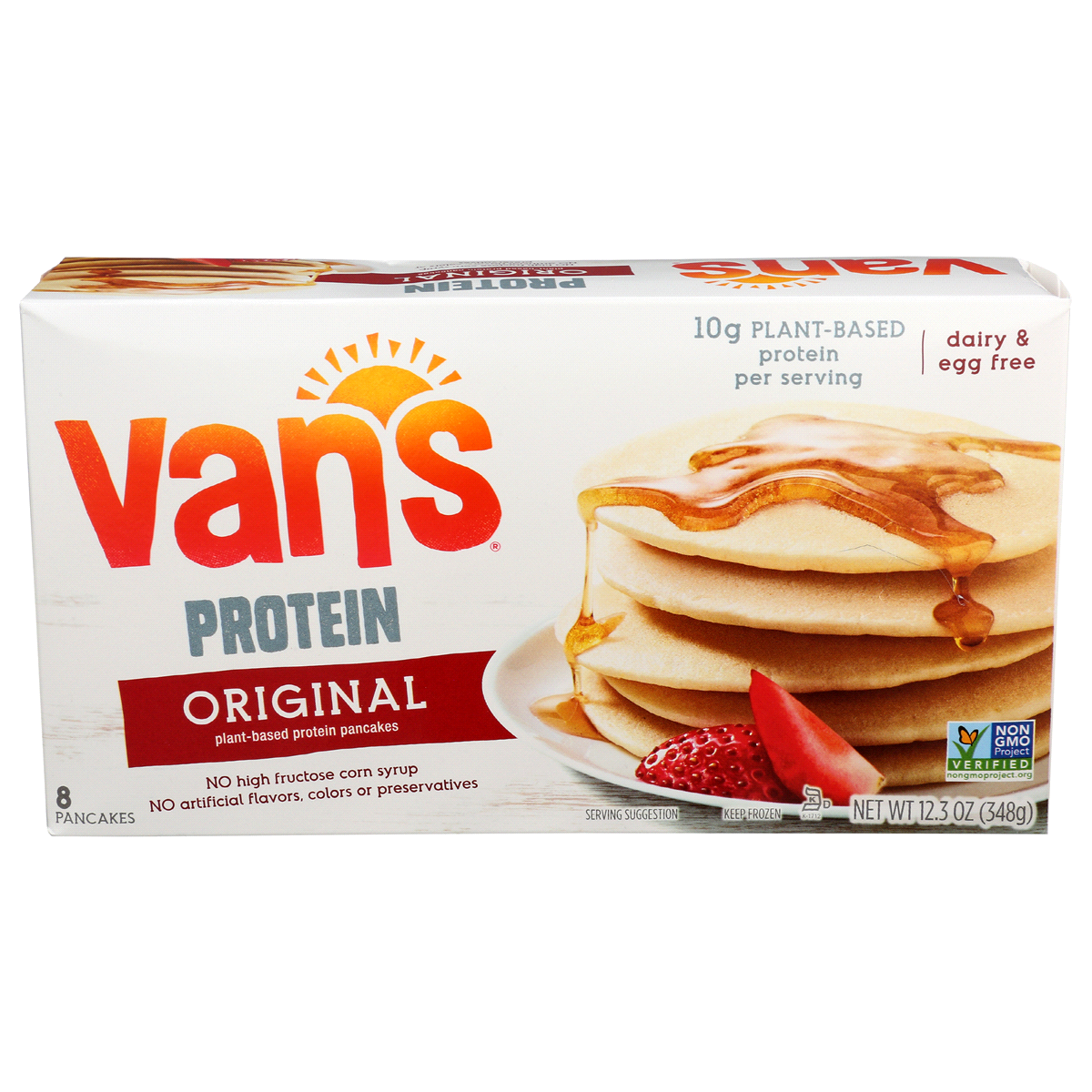 slide 1 of 1, Van's Protein Original Pancakes 8 ea, 8 ct