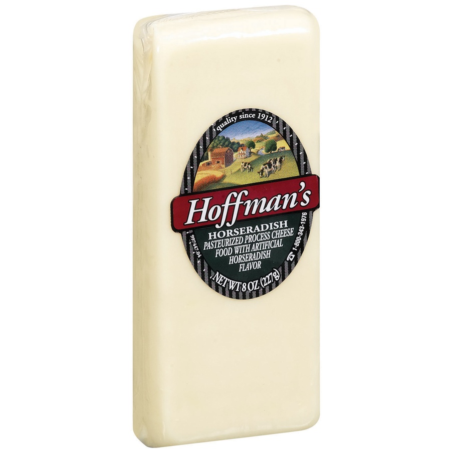 slide 2 of 3, Hoffman's Horseradish Cheese Brick, 8 oz