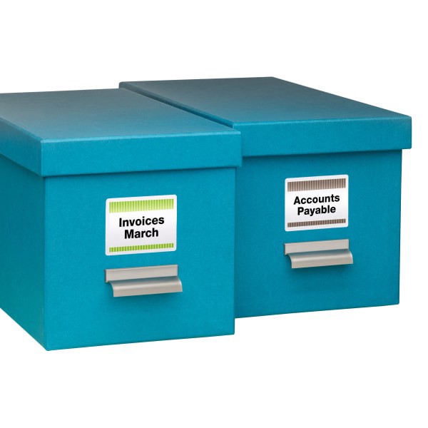 slide 8 of 8, Avery Permanent ID Labels With Sure Feed Technology, Rectangle, 2" x 2-5/8", White, Pack of 225 Labels, 225 ct