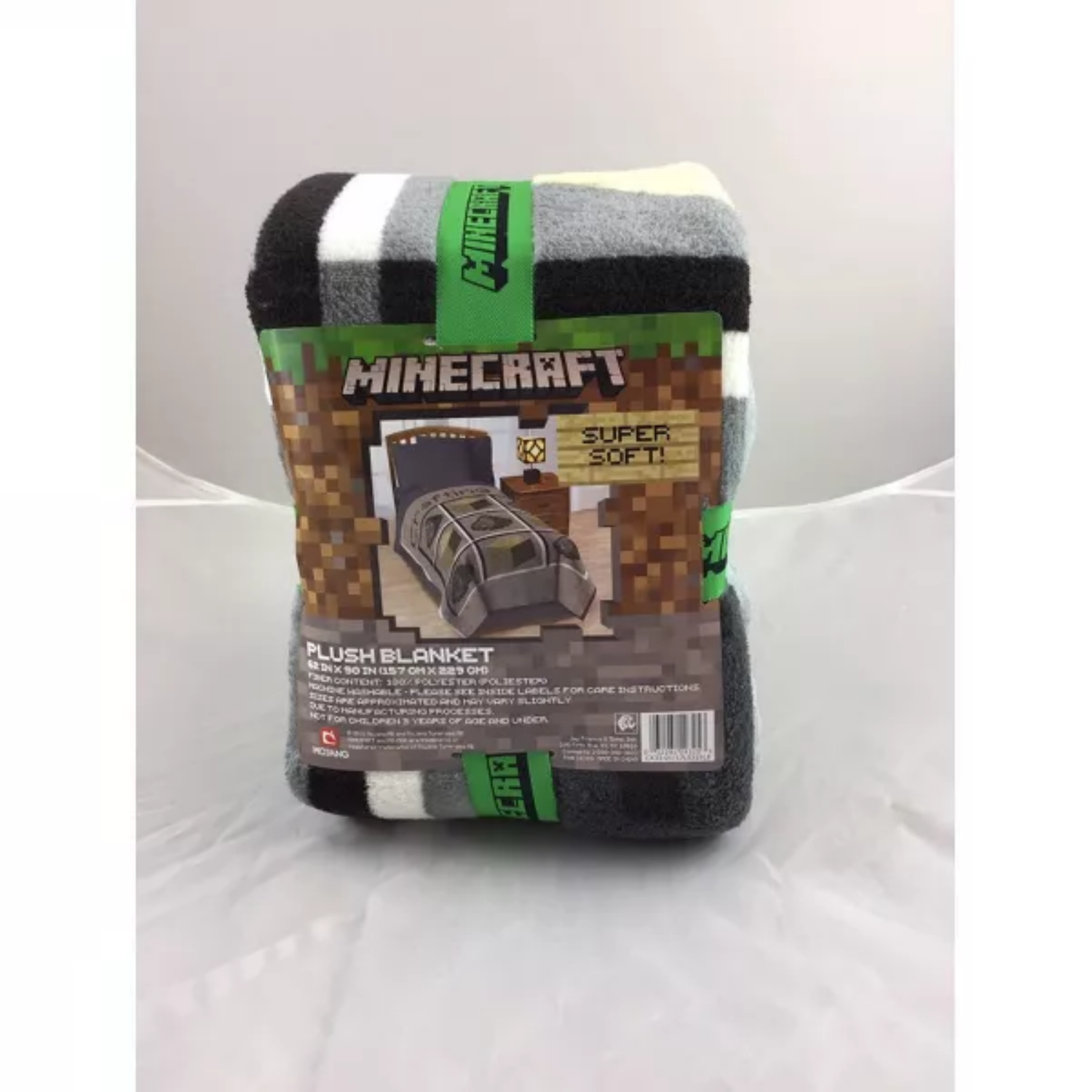 slide 1 of 1, Minecraft Super Soft Plush Blanket 1 ea, 1 ct