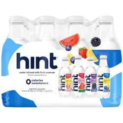 Hint Assorted Water 12 - 16 fl oz Bottles