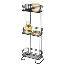 3 Tier Spa Tower - Square W Dip In Front - Black