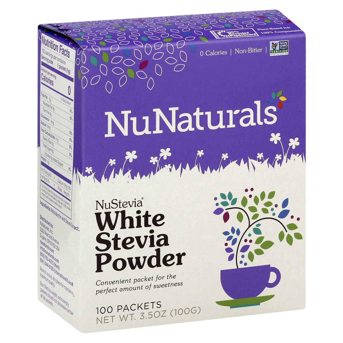 slide 8 of 13, NuNaturals NuStevia 100 ea, 100 ct