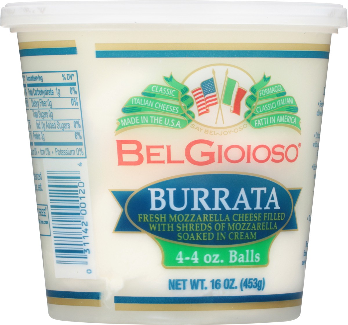 slide 13 of 14, Belgioioso Burrata, 1 ct