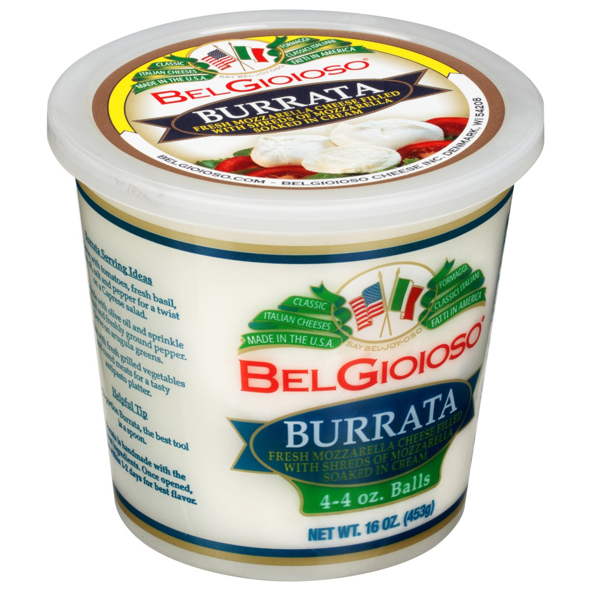 slide 6 of 14, Belgioioso Burrata, 1 ct