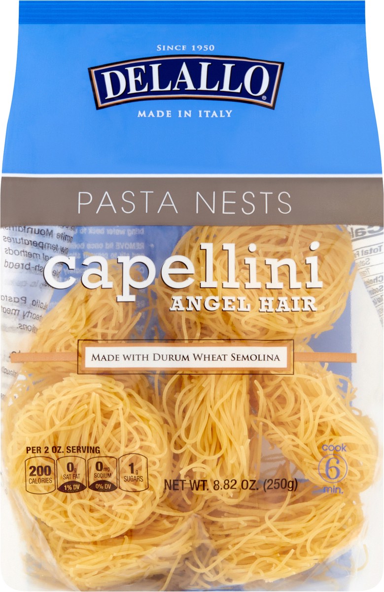 slide 2 of 8, Delallo Nest Capellini Dangelo - 8.8 Oz, 8.82 oz