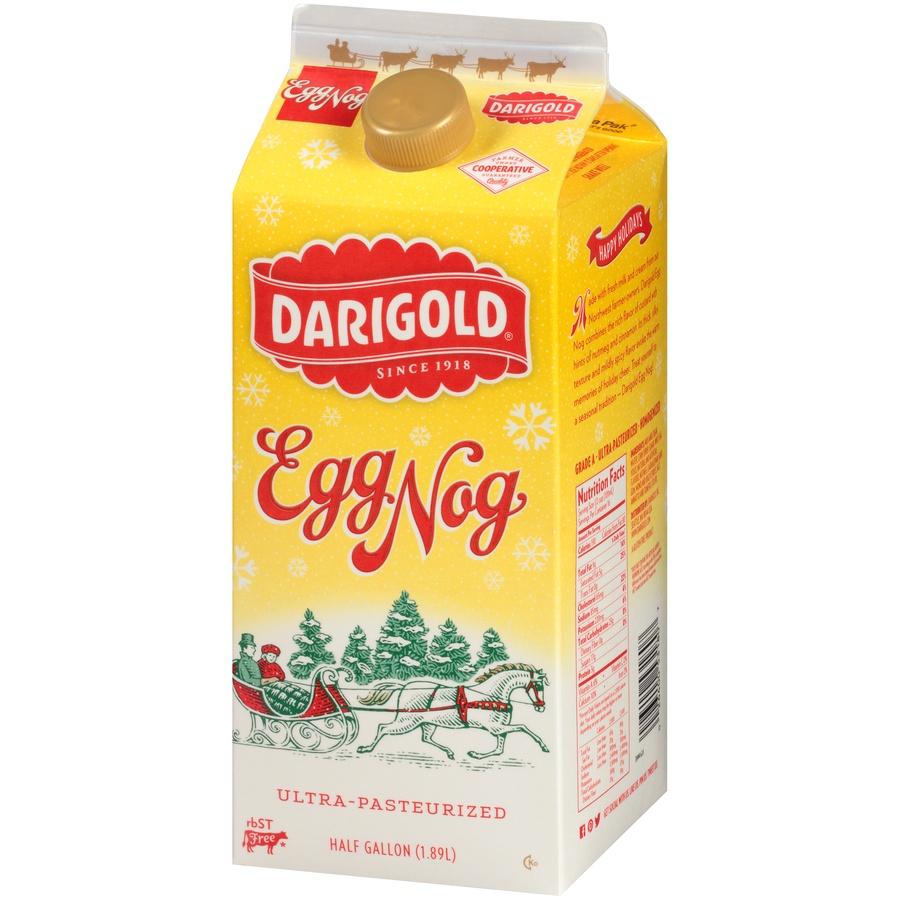slide 3 of 8, Darigold Egg Nog 0.5 gl, 1/2 gal