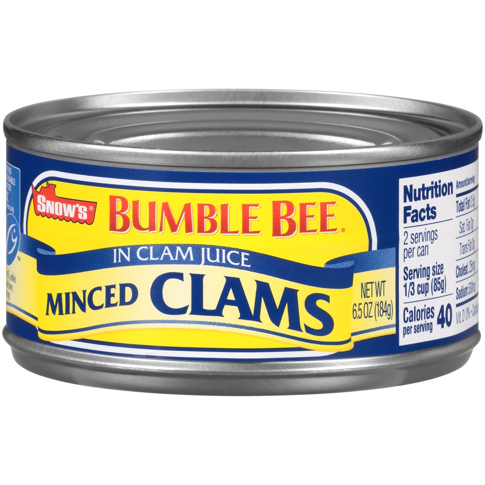 slide 3 of 8, Bumble Bee Snow's Minced Clams, 