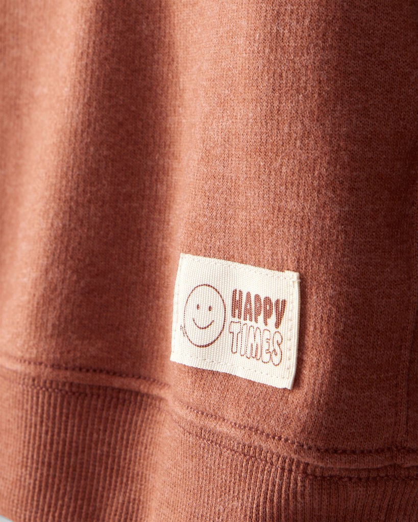 slide 3 of 3, Carter's Toddler Boy 2-Piece Hooded Tee & Pant Set - Rust Brown 3T, 2 pc