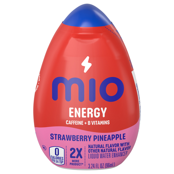 slide 1 of 1, MiO Energy Liquid Water Enhancer Strawberry Pineapple Smash, 3.24 oz