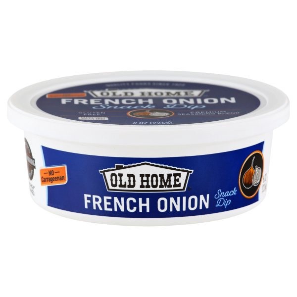 slide 1 of 10, Old Home French Onion Snack Dip 8 oz Cup\Tub, 8 oz