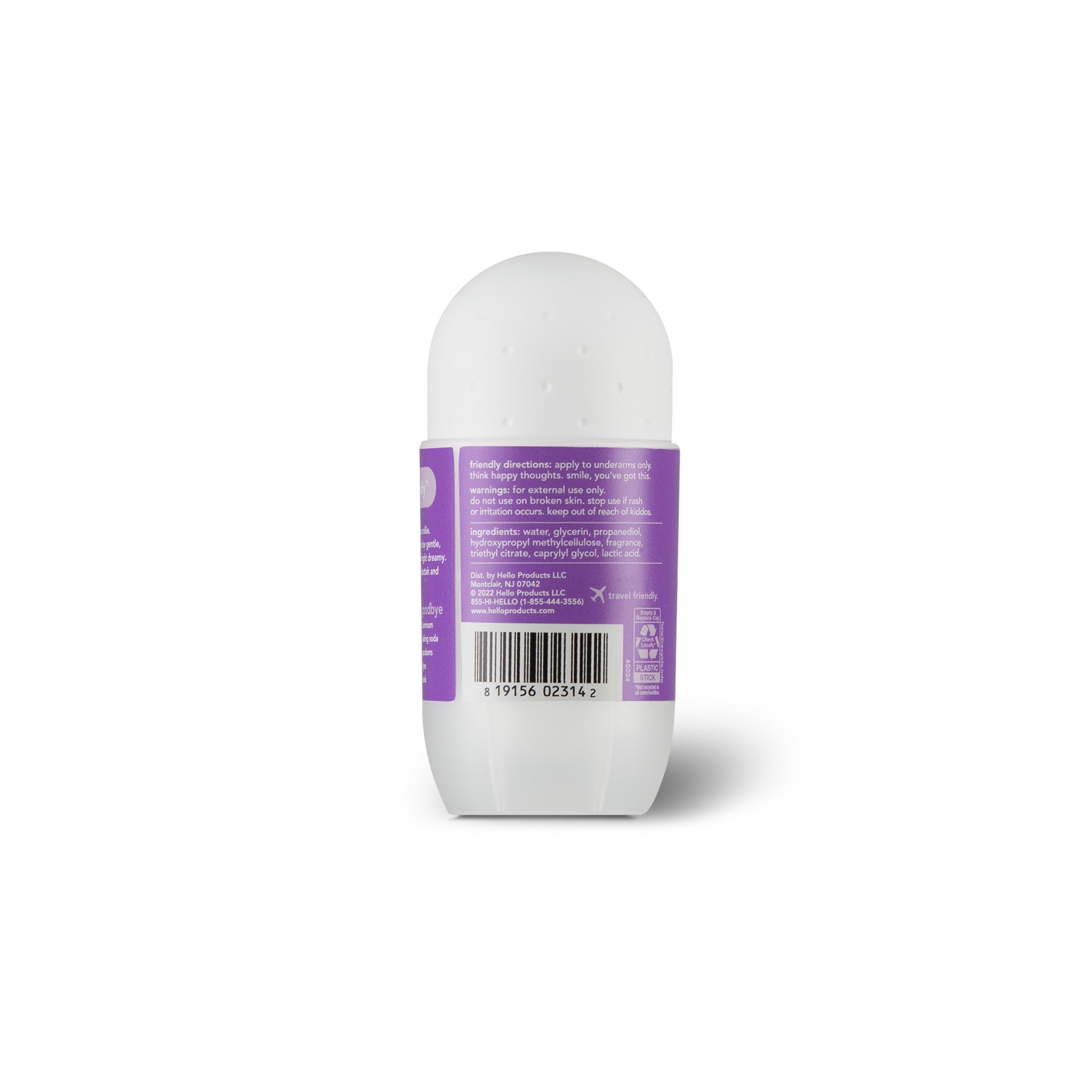 slide 5 of 5, Hello Lavender Vanilla Roll-On Deodorant, 1.69 fl oz