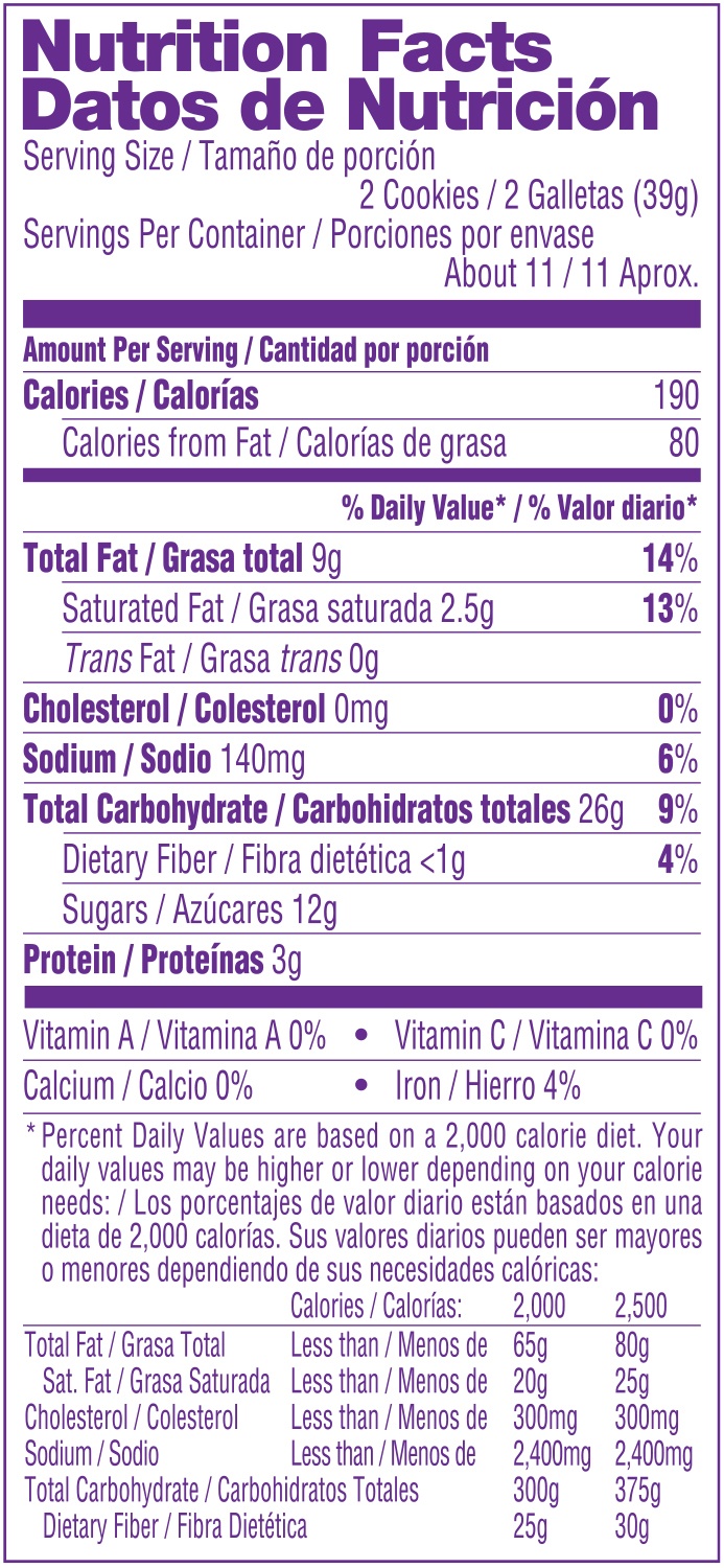 slide 2 of 3, Mother's Peanut Butter Creme Gauchos Cookies, 14.8 oz