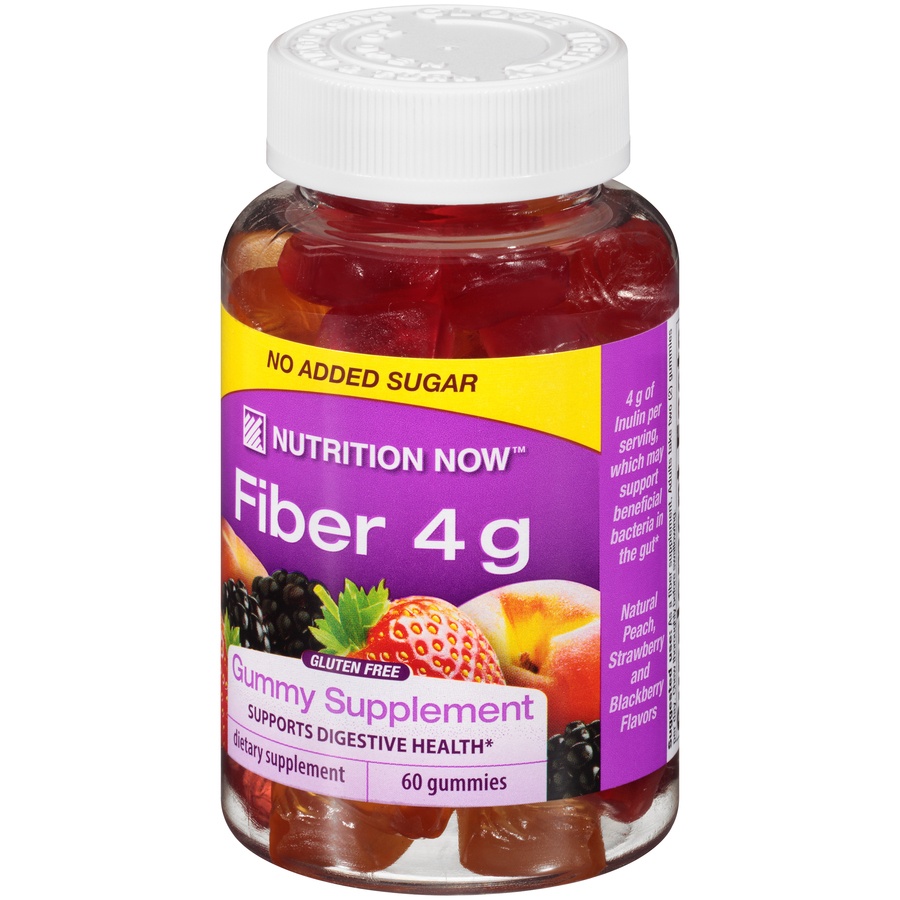 slide 3 of 6, Nutrition Now Fiber 60 ea, 60 ct