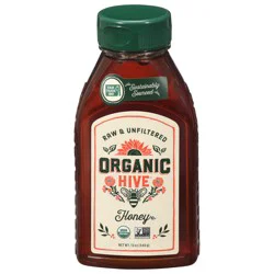 Organic Hive Raw & Unfiltered Honey 12 oz