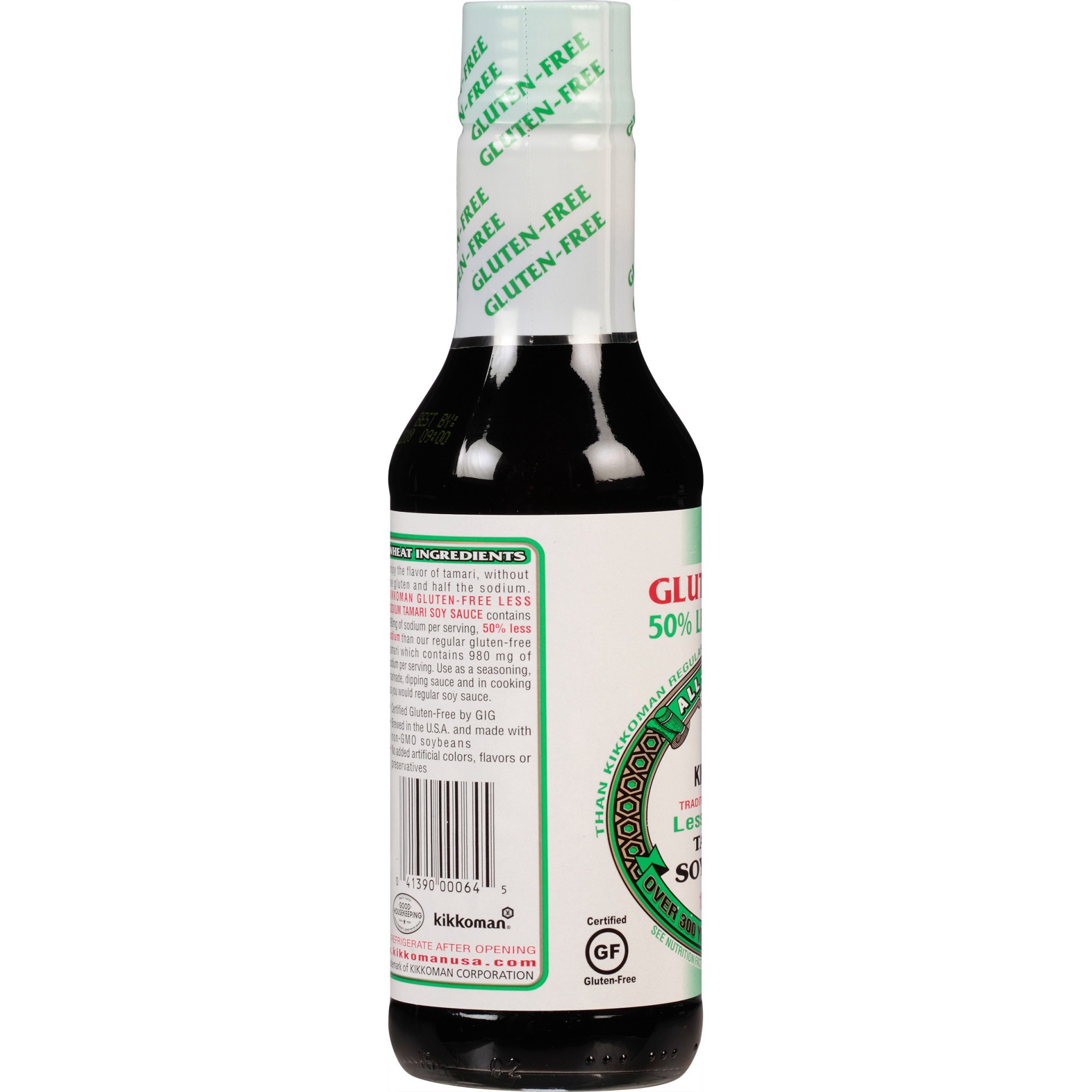 slide 5 of 6, Kikkoman Gluten-Free Less Sodium Tamari Soy Sauce 10 fl oz, 10 fl oz