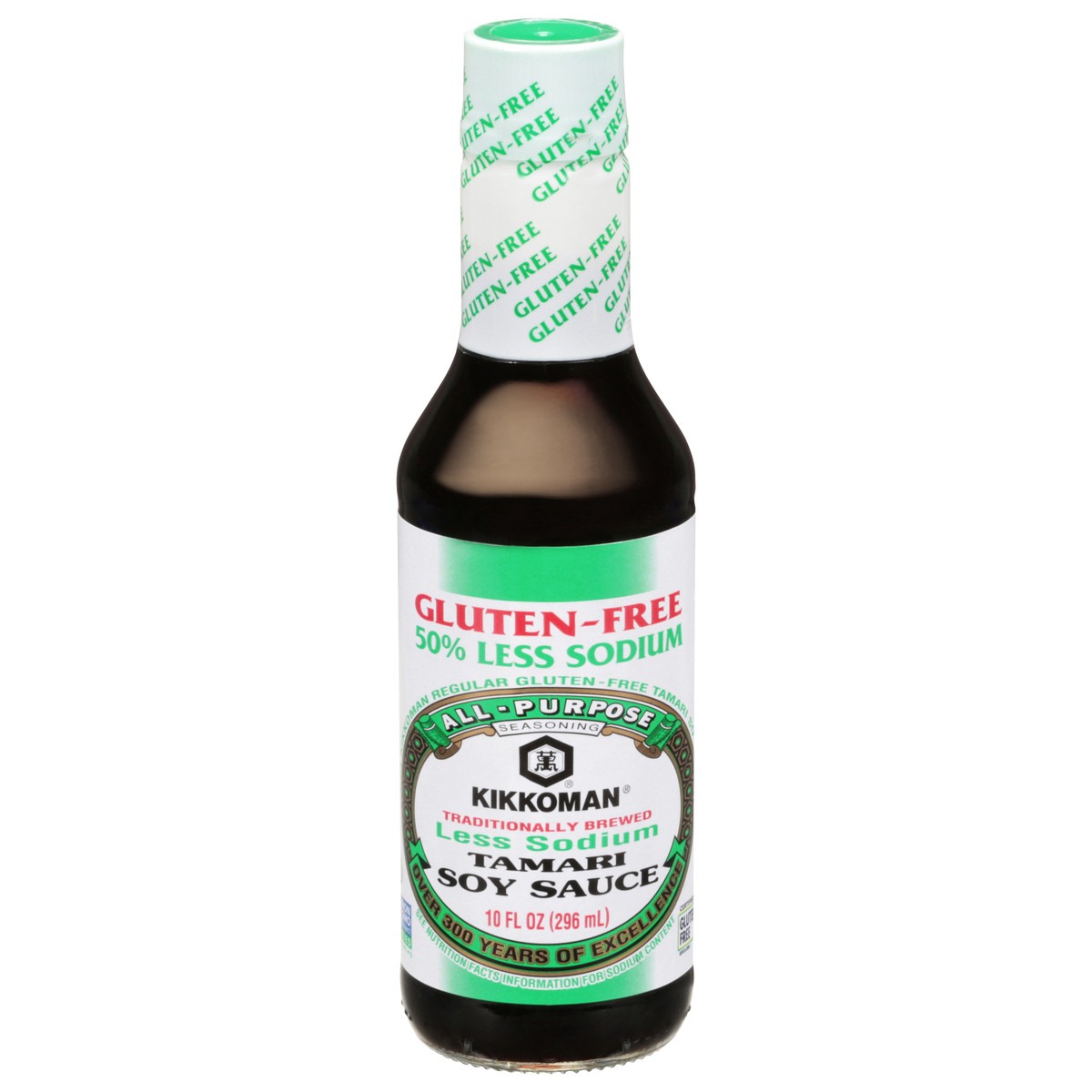 slide 1 of 6, Kikkoman Gluten-Free Less Sodium Tamari Soy Sauce 10 fl oz, 10 fl oz