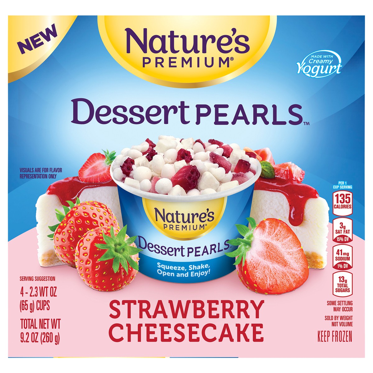 slide 7 of 12, Nature's Premium Dessert Pearls 4pk Strawberry Cheesecake 2.3 Oz, 9.2 oz