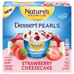 Nature's Premium Dessert Pearls 4pk Strawberry Cheesecake 2.3 oz