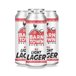 Barn Town Non-Alcoholic Light Lager, 4 pk