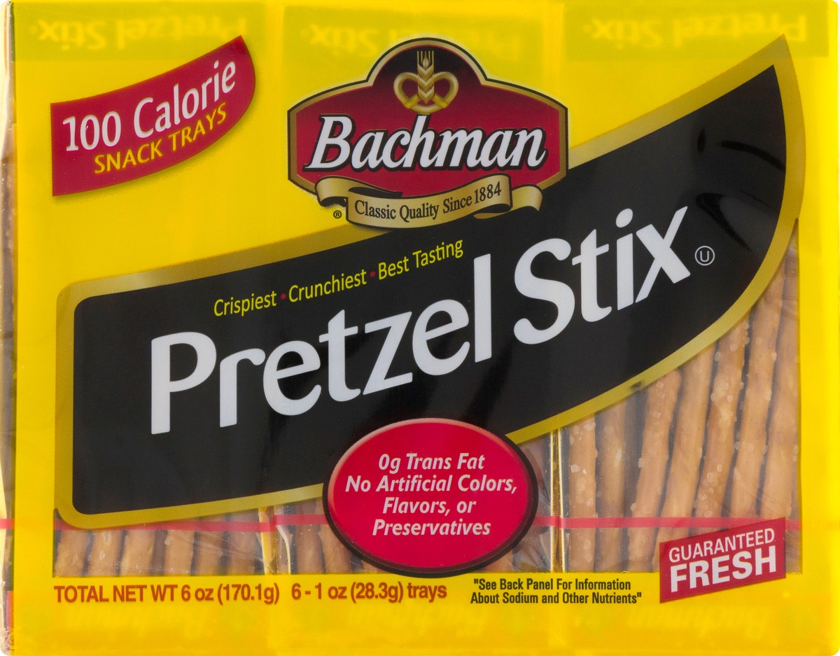 slide 3 of 9, Bachman 6 pack Bachman 1oz Pretzel Stix Tray, 6 oz