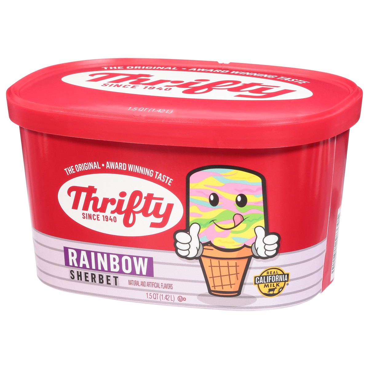slide 8 of 14, Thrifty Rainbow Sherbet 1.5 qt, 1.5 qt