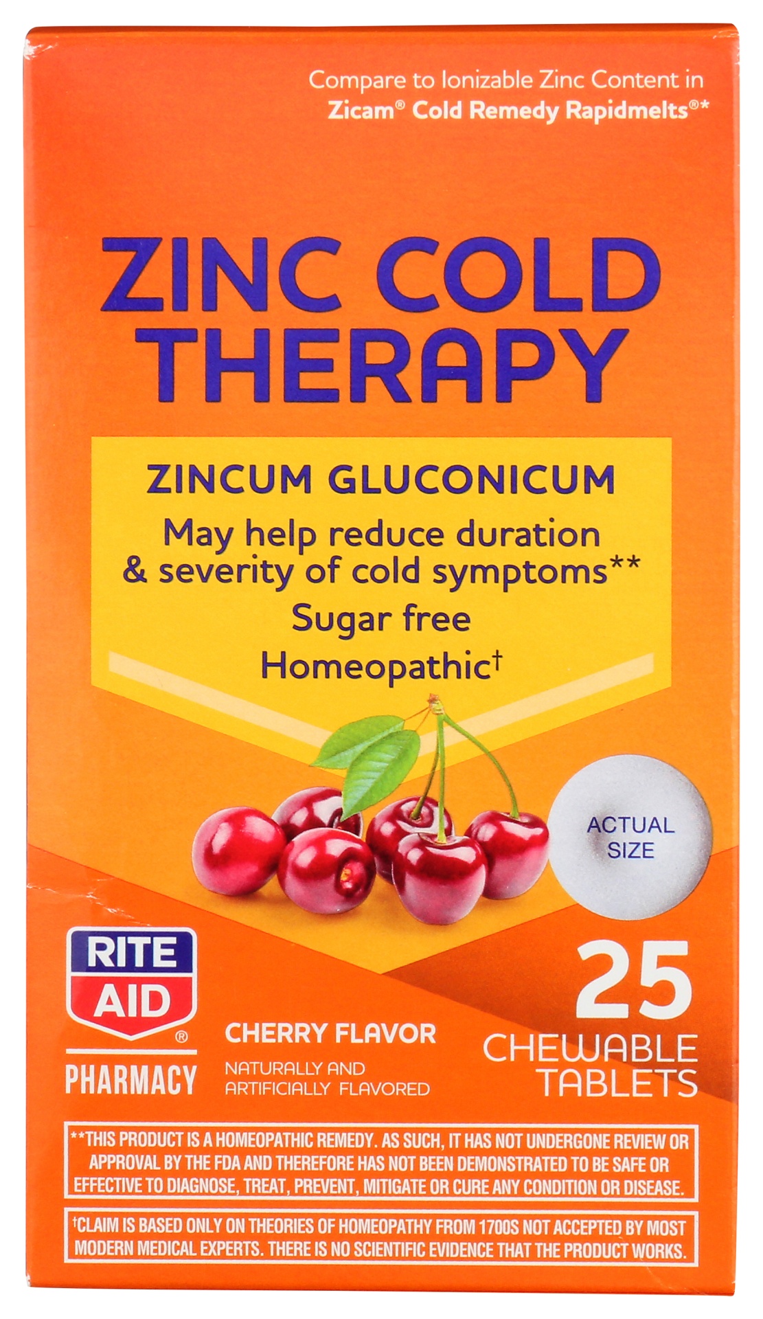 slide 1 of 1, Rite Aid Ra Cld Rem Tabs Chry, 25 ct
