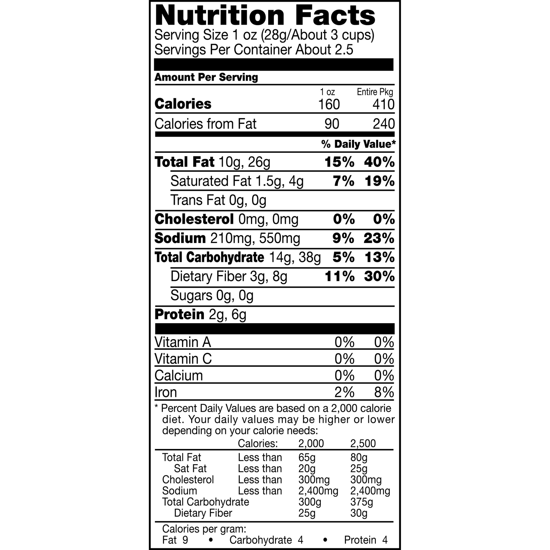 slide 2 of 3, Chester's Butter Popcorn, 2.635 oz