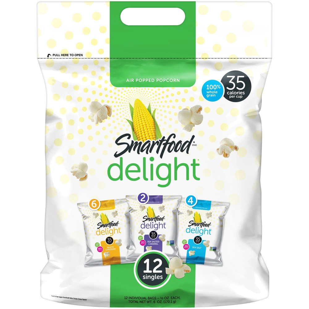 slide 4 of 4, Smartfood Delight Popcorn Variety Pack, 12 ct; 0.5 oz