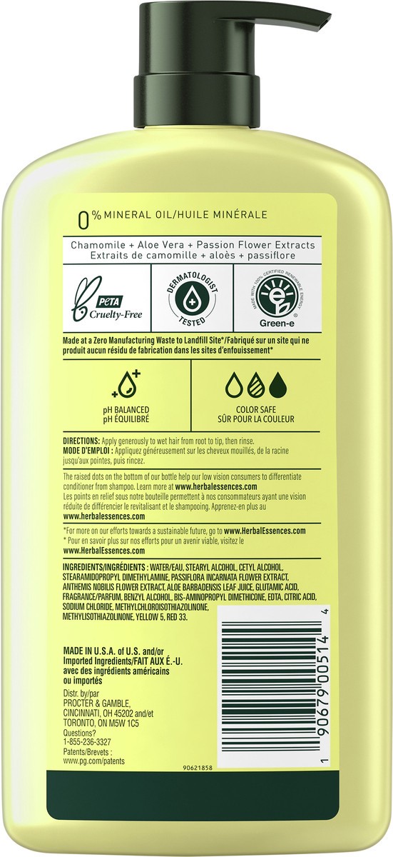 slide 4 of 7, Herbal Essences Chamomile Shine Conditioner, 29.2 fl oz, 29.20 fl oz