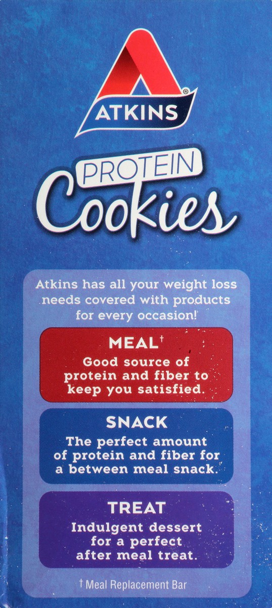 slide 7 of 9, Atkins Protein Cookies, 4 ct