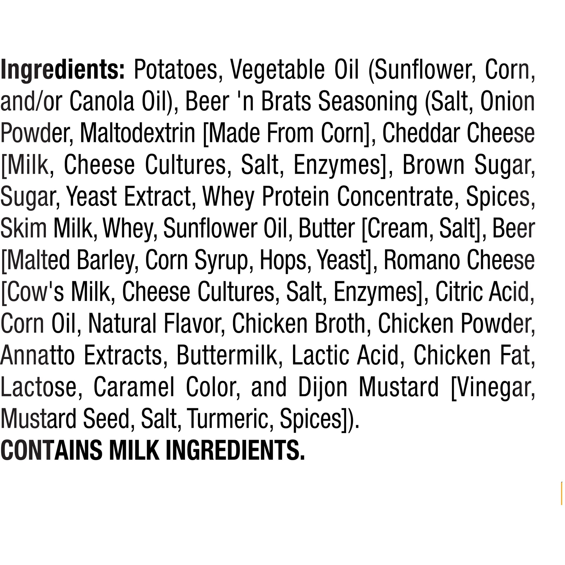 slide 3 of 3, Lay's Beer N Brats Flavored Potato Chips, 2.75 oz