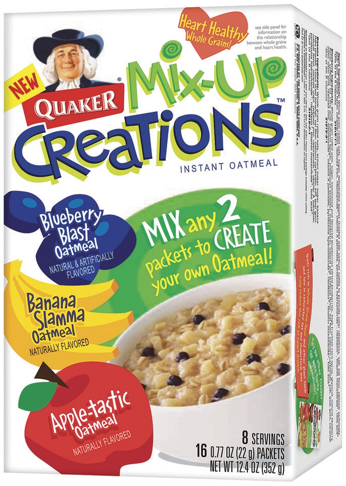 slide 2 of 2, Quaker Oatmeal Mix-Up Creations Blueberry Blast/Banana Slamma/Apple-Tastic Instant Oatmeal, 16 ct; 0.77 oz