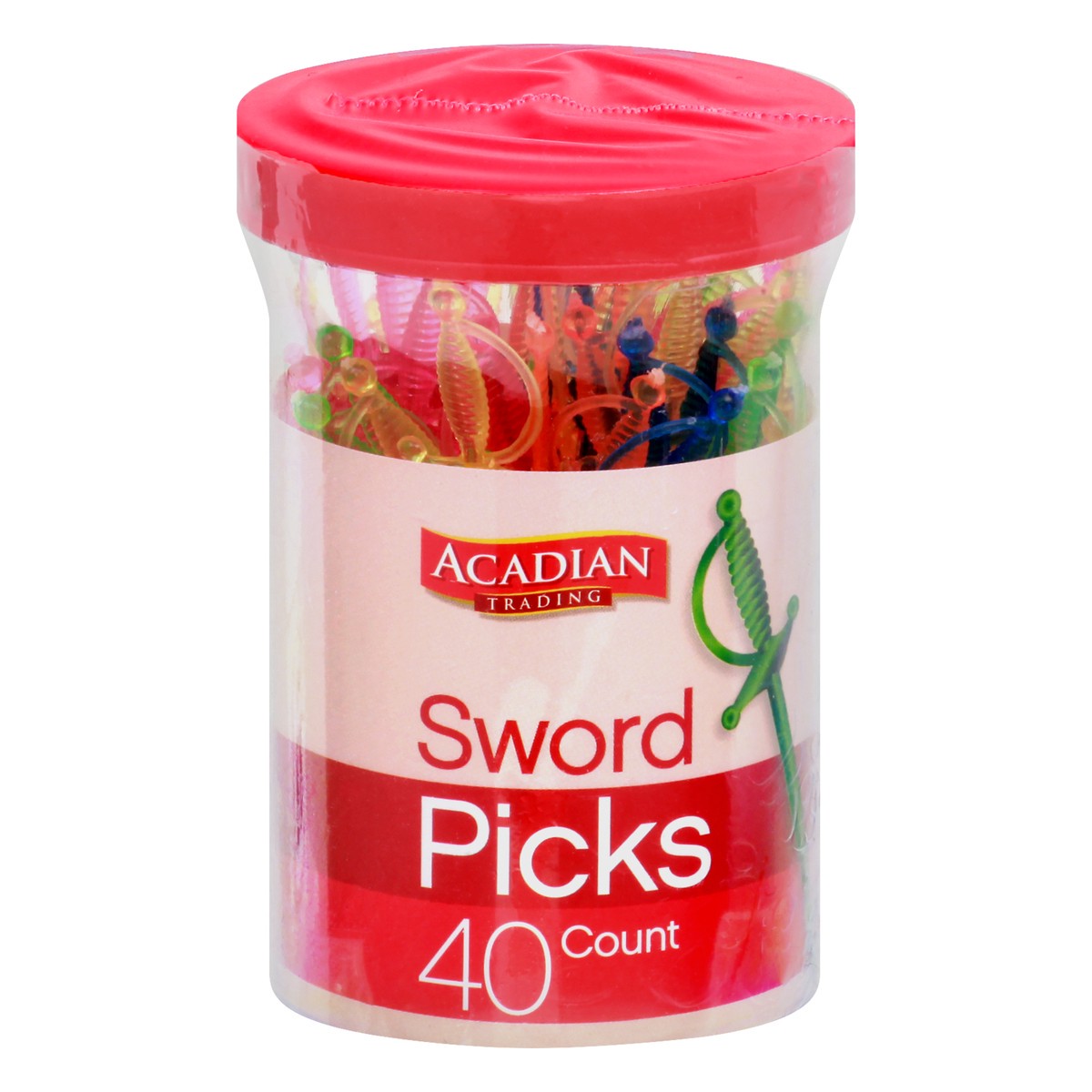 slide 8 of 11, Acadian Trading Sword Picks 40 ea, 40 ct