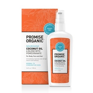 slide 1 of 1, Promise Organic Nourishing Coconut Oil With Pomegranate, 3.4 oz