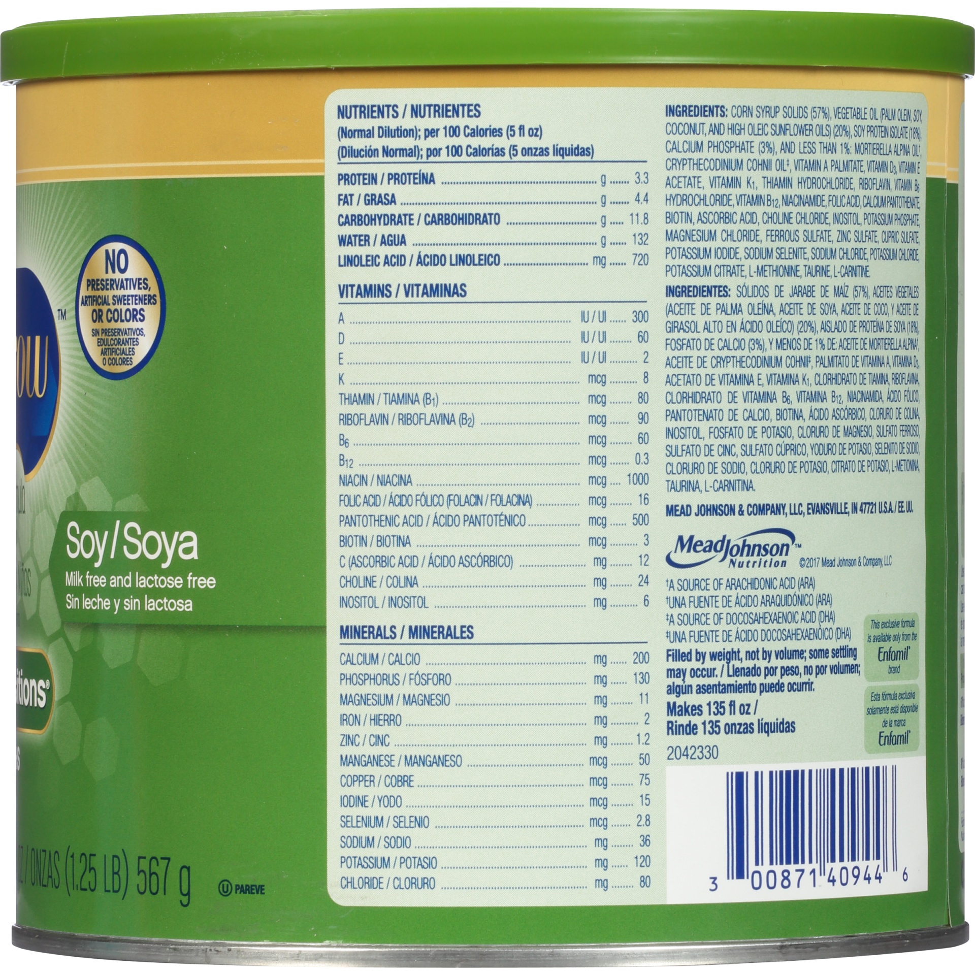 slide 3 of 6, Enfagrow Infant & Toddler Formula 20 oz, 20 oz