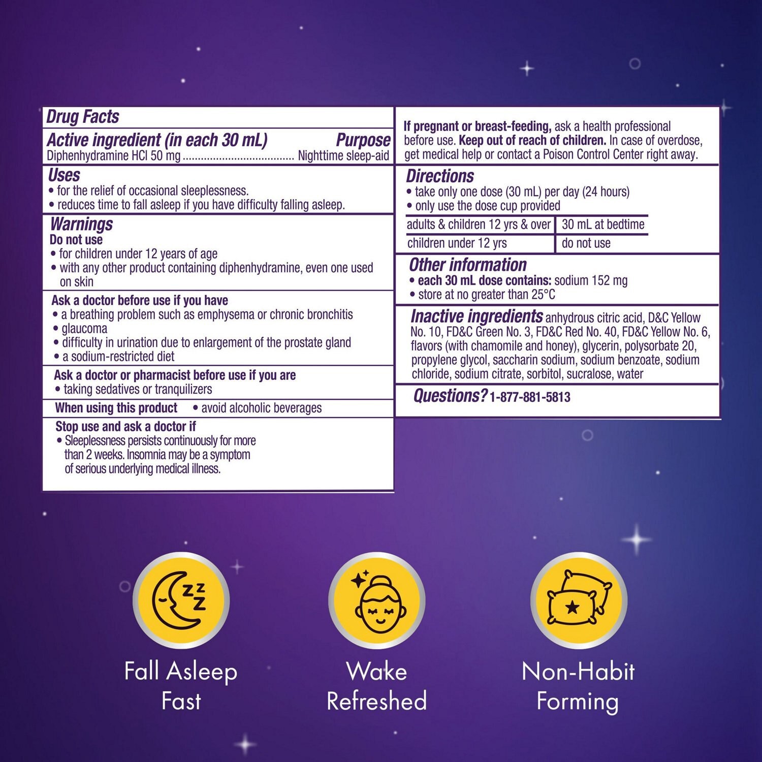 slide 6 of 11, Zzzquil Soothing Sleep Nighttime Sleep-Aid, 24 Fl Oz, 12 oz