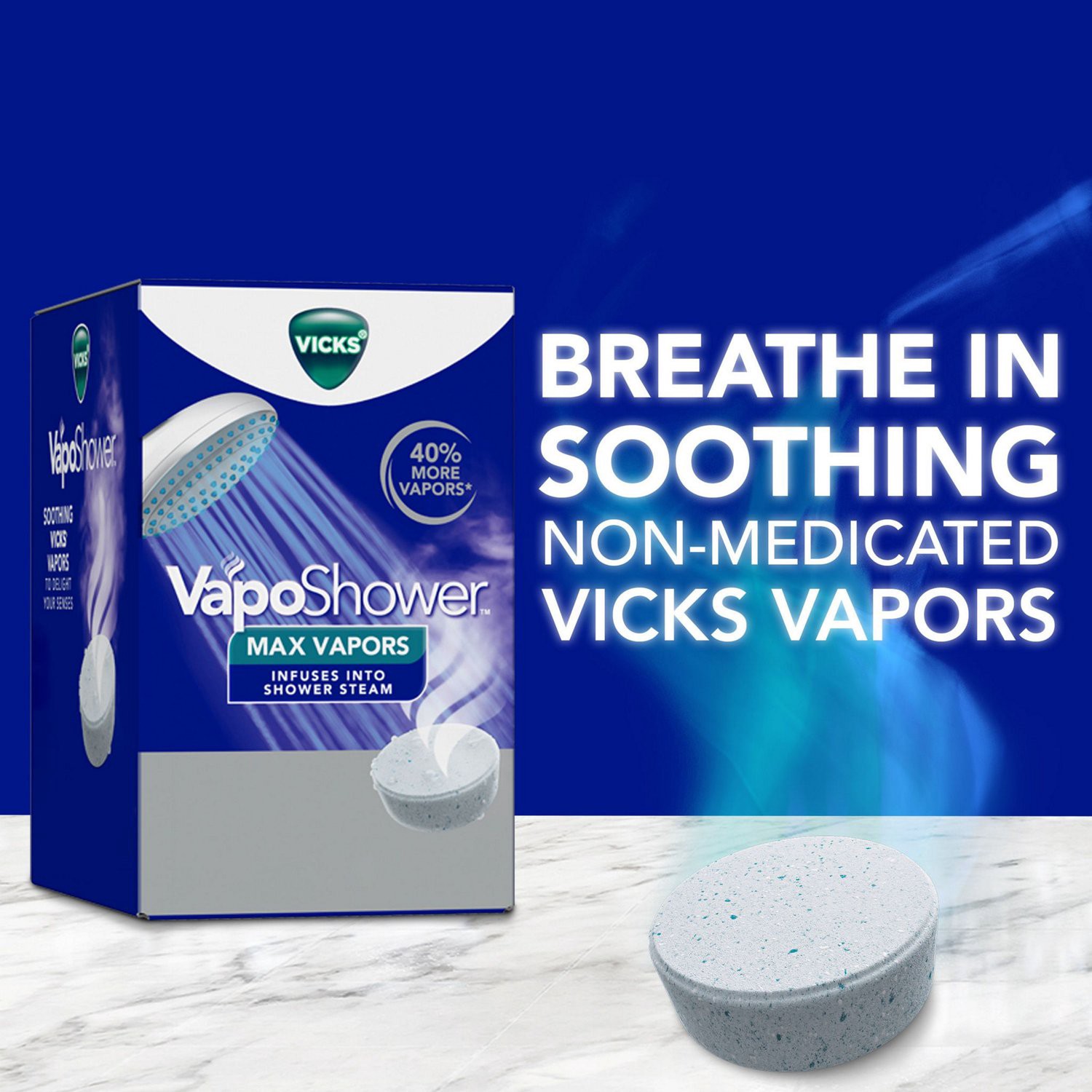 slide 3 of 10, Vicks Vaposhower, 4 ct