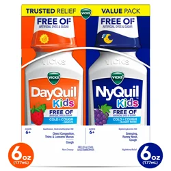 Vicks Dayquil/Nyquil Kids Combo Pack, 6 Oz, 4 Ct
