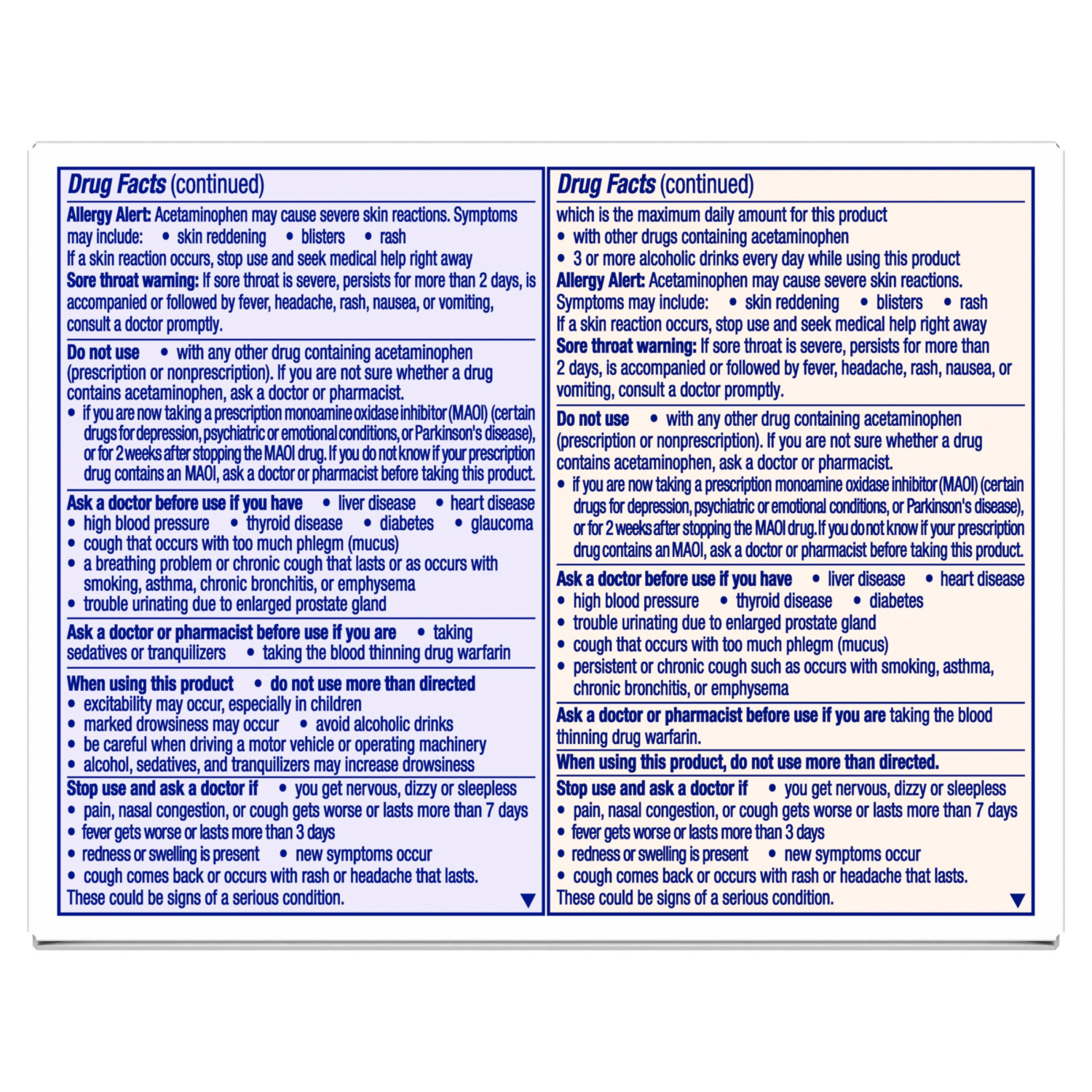 slide 6 of 8, VICKS DayQuil & NyQuil SEVERE Co-Pack, Cold & Flu Medicine, Powerful Relief for Headache, Fever, Sore Throat, Minor Aches & Pains, Congestion, Sinus Pressure, Stuffy Nose, and Cough, 48 LiquiCaps, 48 ct
