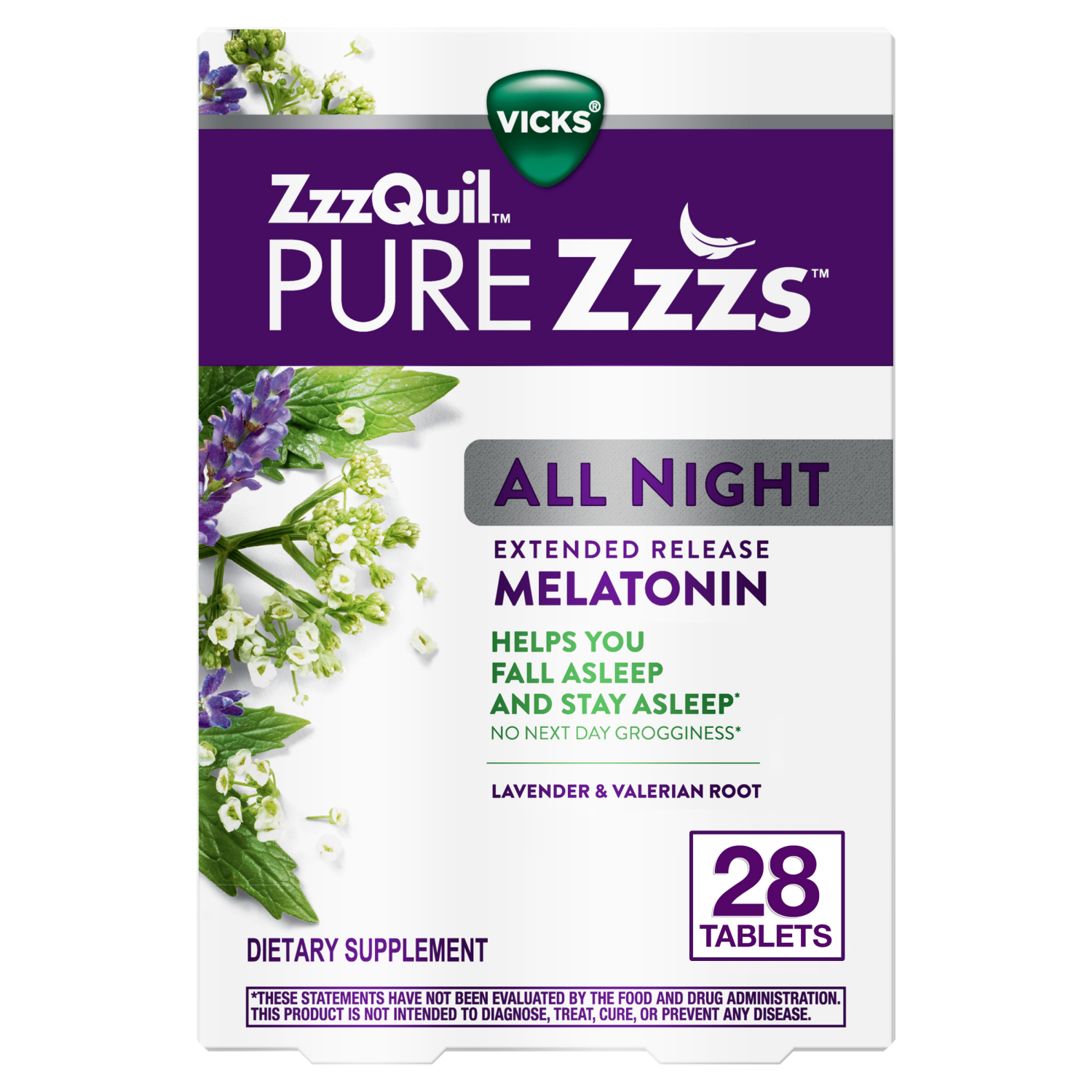slide 1 of 5, Zzzquil Pure Zzz's, 28 ct